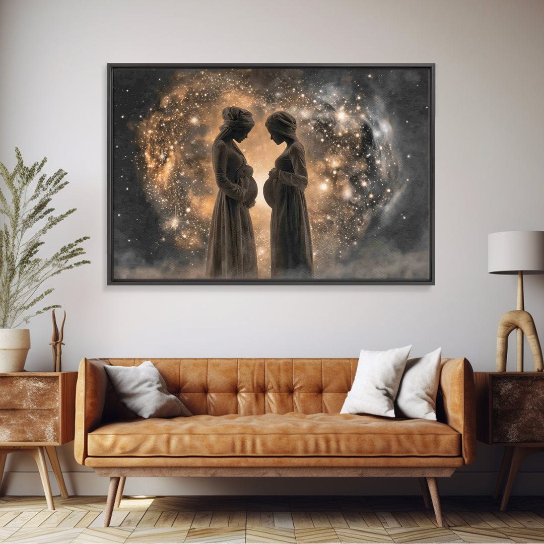 Holy Expectation | Framed Canvas Print | Christian Art Canvas | Christian Wall Art | Modern Christian Art | Christian Painting