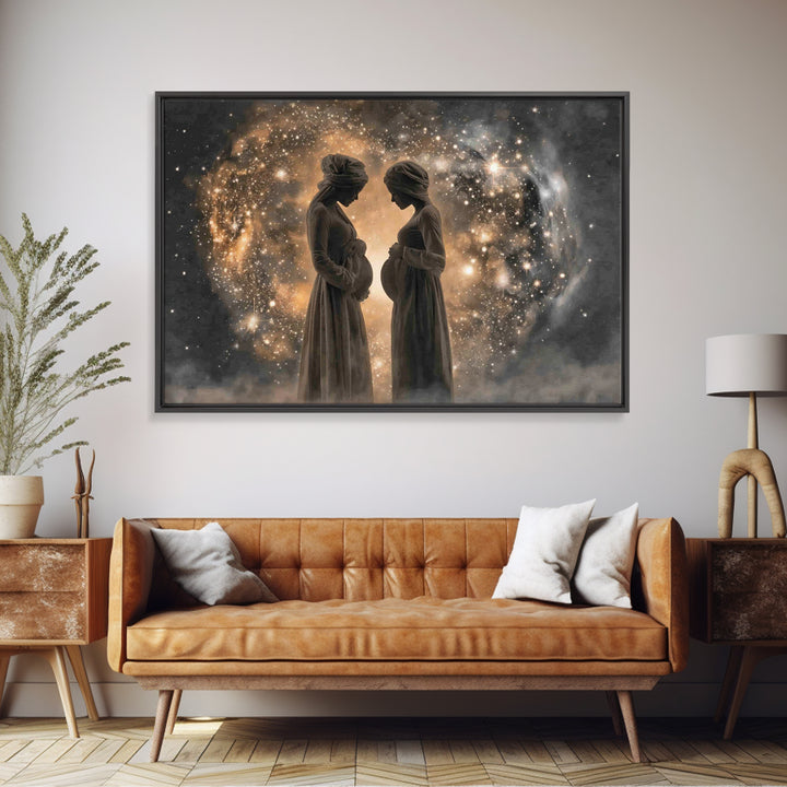 Holy Expectation | Framed Canvas Print | Christian Art Canvas | Christian Wall Art | Modern Christian Art | Christian Painting