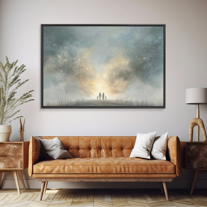 Graceful Horizon | Framed Canvas Print | Christian Wall Art | Christian Art Canvas | Christian Painting | Christmas Art | Christian Decor