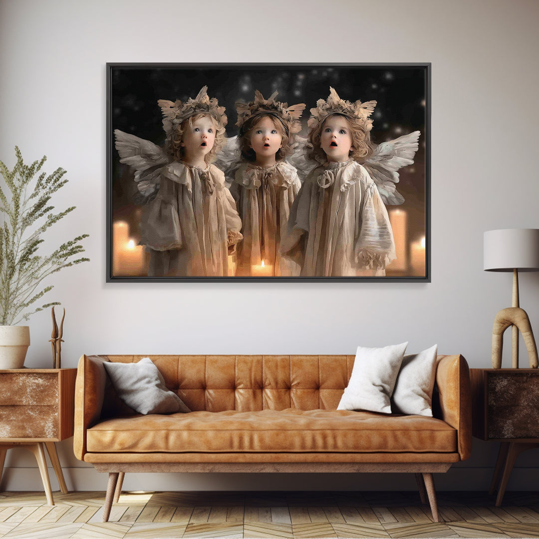 Garden Of Wonder | Framed Canvas Print | Christian Art Canvas | Christian Wall Art | Christian Christmas Art | Christian Decor | Modern Chr