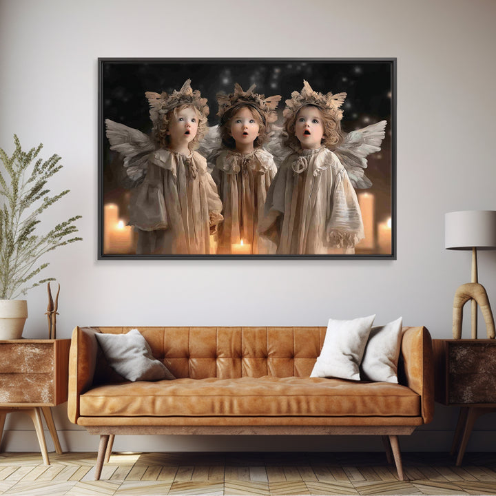 Garden Of Wonder | Framed Canvas Print | Christian Art Canvas | Christian Wall Art | Christian Christmas Art | Christian Decor | Modern Chr