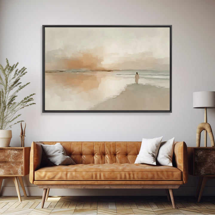 Light Of Mercy – Framed Canvas Print – Christian Art Canvas – Christian Christmas Art – Jesus Painting – Christian Wall Art – Christian Gif