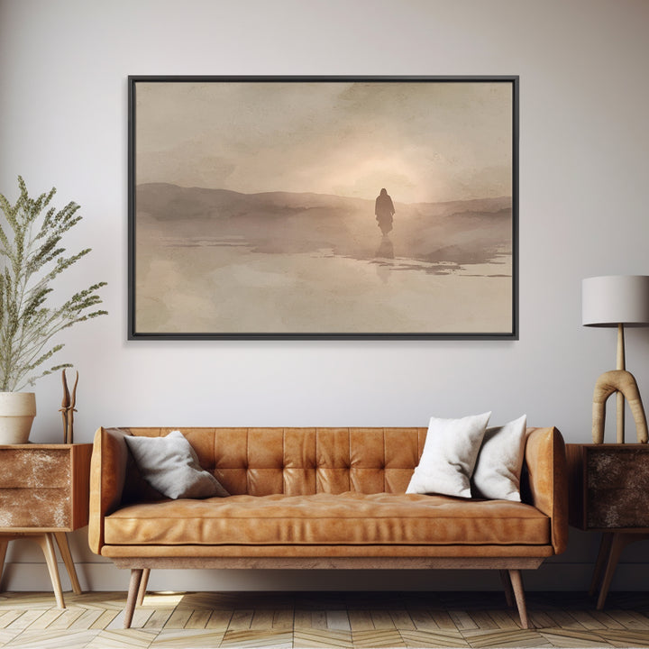 Spirit Of Peace – Framed Canvas Print – Christian Wall Art – Christian Art Canvas – Jesus Painting – Christian Christmas Art – Christian De