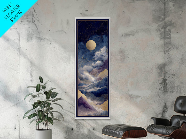 Gold Constellation Map on Deep Navy Texture Canvas Print, Celestial Art, Art Prints, Living Room Decor, Fine Art, Celestial, CEL-1x3-68
