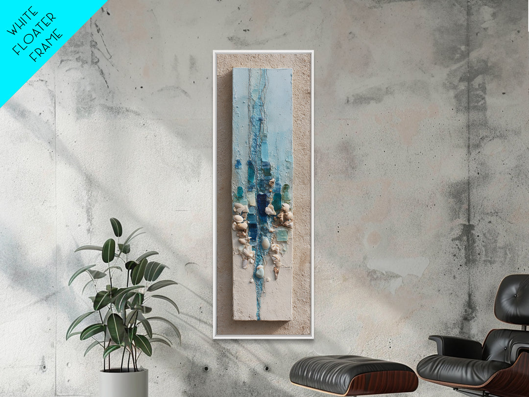 Minimal Wave Line Drawing Canvas Print, Coastal Art, Contemporary Art, Coastal Decor, Fine Art, Coastal, Modern Wall Art, COA-1x3-44
