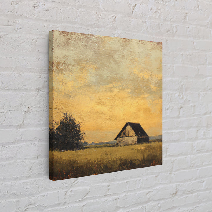Rustic Barn Silhouette Canvas Print, Country Art, Wall Art, Farmhouse Decor, Fine Art, Country, Digital Print, Printable Art, COU-1x1-99