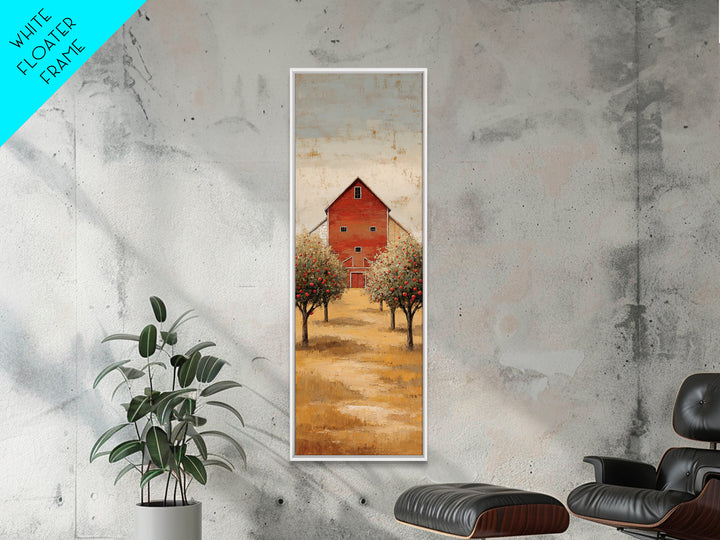 Apple Orchard with Warm Autumn Light Canvas Print, Country Art, Luxury Decor, Farmhouse Decor, Oil Painting, Country, COU-1x3-90
