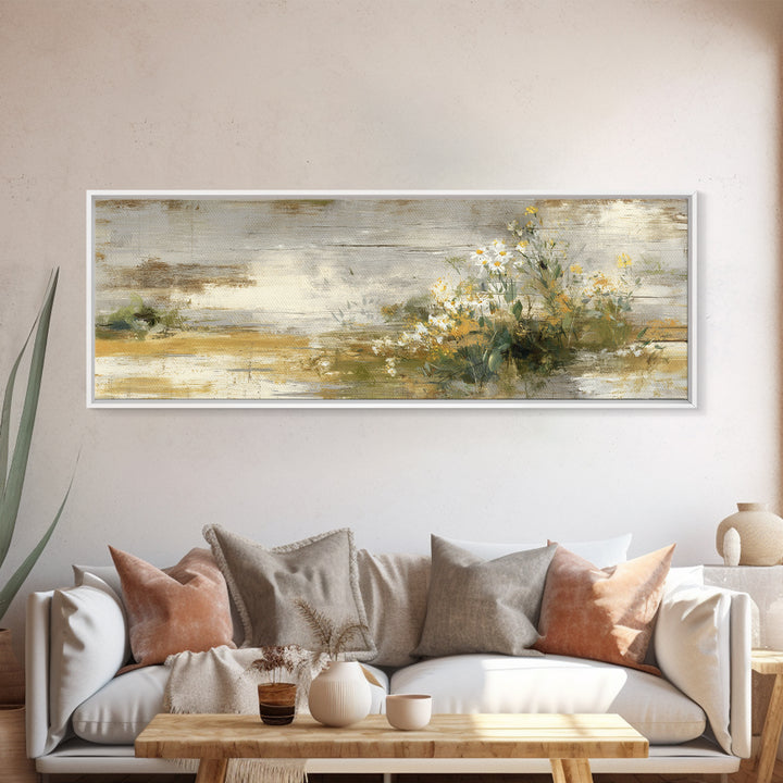 Hay Bales in Late Afternoon Sun Framed Canvas Print, Country Art, Statement Artwork, Farmhouse Decor, Fine Art, Country, COU-3x1-60