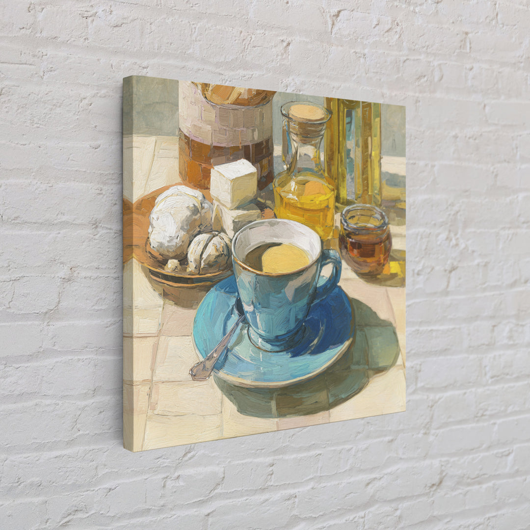 Minimal Line Art of a Cup and Canvas Print, Coffee Shop Art, Bedroom Wall Art, Cafe Decor, Abstract Art, Cafe, Modern Decor, CSA-1x1-18