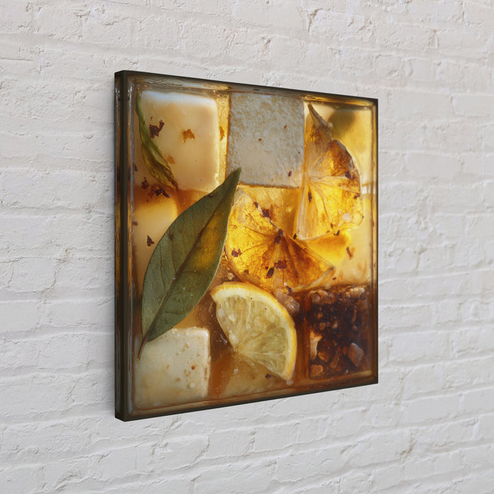 Iced Coffee Glass Canvas Print, Coffee Shop Art, Gallery Decor, Cafe Decor, Fine Art, Cafe, Wall Art, Home Decor, Wall Decor, CSA-1x1-59