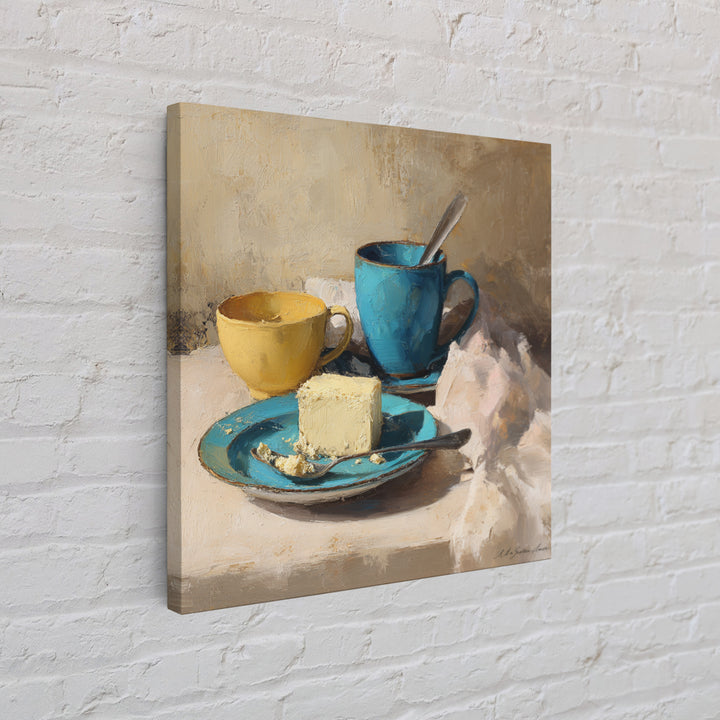 Minimal Line Art of a Cup and Canvas Print, Coffee Shop Art, Neutral Decor, Cafe Decor, Fine Art, Cafe, Home Decor, Wall Decor, CSA-1x1-90