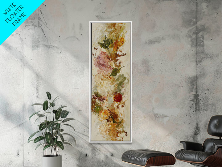 Abstract Brown and Cream Coffee Swirl Canvas Print, Coffee Shop Art, Luxury Decor, Cafe Decor, Abstract Art, Cafe, CSA-1x3-21