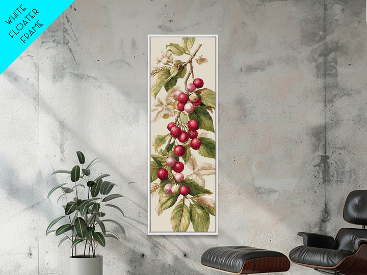 Botanical Coffee Plant Branch Canvas Print, Coffee Shop Art, Neutral Decor, Cafe Decor, Oil Painting, Cafe, Home Decor, CSA-1x3-42