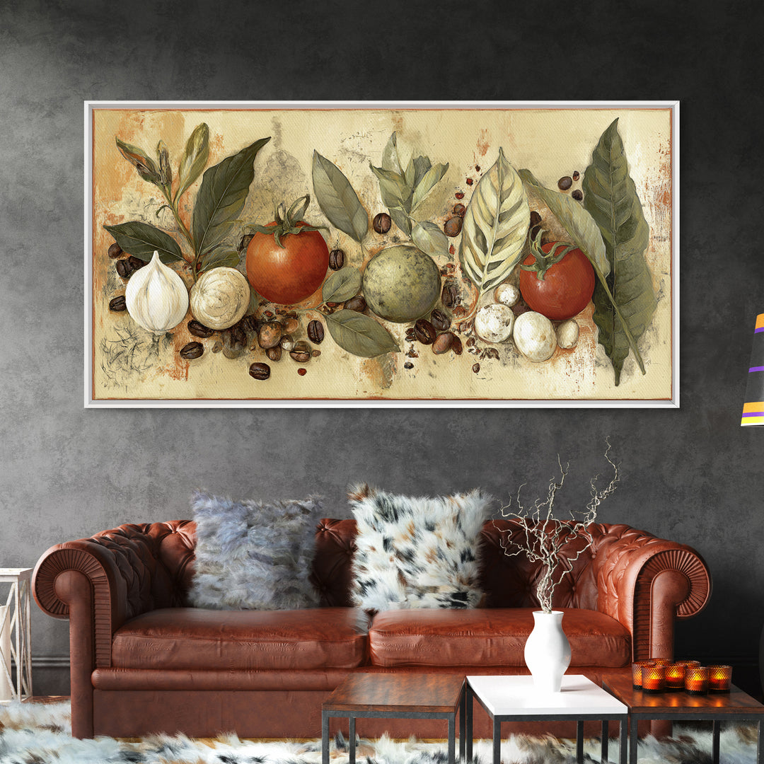Coffee Bean Pattern Framed Canvas Print, Coffee Shop Art, Bedroom Wall Art, Cafe Decor, Fine Art, Cafe, Modern Decor, CSA-2x1-11