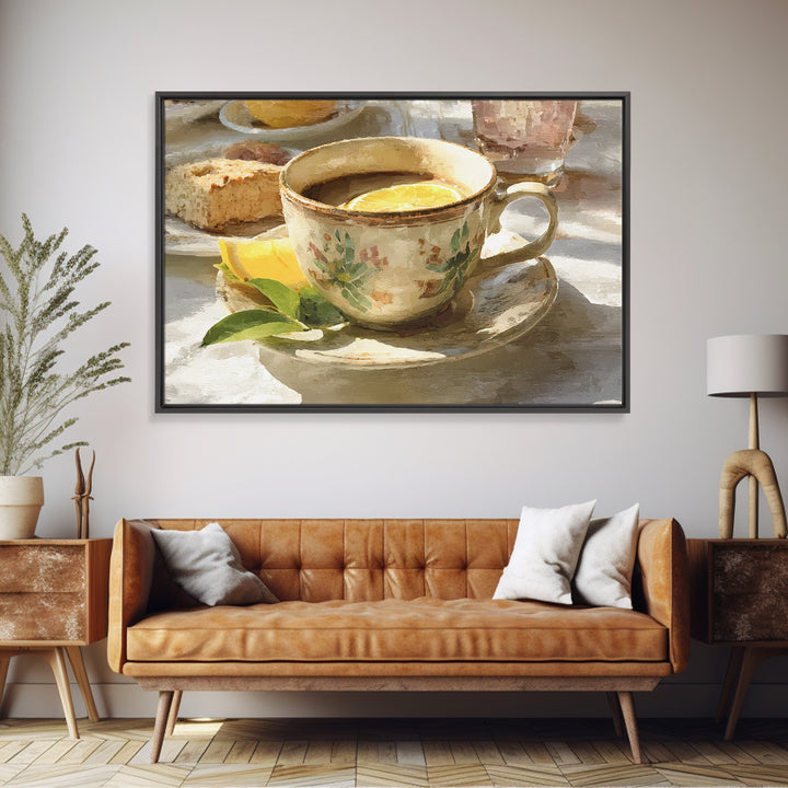 Retro Cafe Poster Coffee Cup Graphic Canvas Print, Coffee Shop Art, Farmhouse Decor, Cafe Decor, Fine Art, Cafe, Moody Wall Art, CSA-3x2-83
