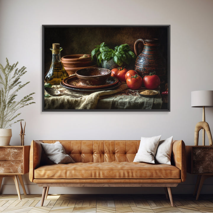 Moody Dark Roast Still Life Canvas Print, Coffee Shop Art, Wall Decor, Cafe Decor, Cafe, Kitchen Gift, Living Room Decor, CSA-3x2-84