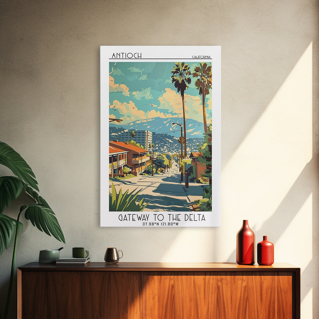Antioch Travel Poster, Canvas Print, Poster Print, Travel Wall Art, Gallery Wall Set, Home Office Decor, Travel Print, City Wall Art