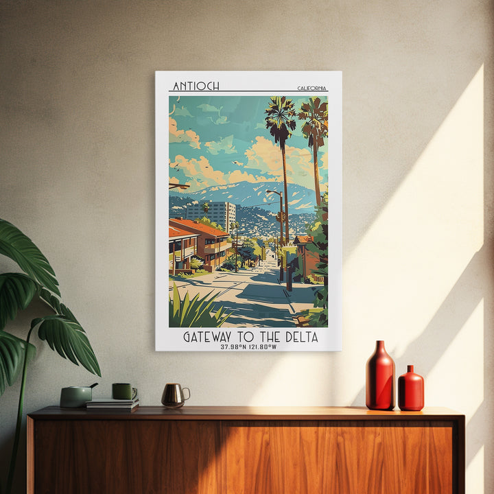 Antioch Travel Poster, Canvas Print, Poster Print, Travel Wall Art, Gallery Wall Set, Home Office Decor, Travel Print, City Wall Art