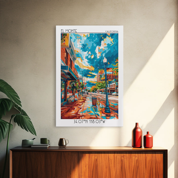 Elgin Travel Poster, Canvas Print, City Art Print, Travel Wall Art, Travel Art Print, Wall Art, City Illustration, Minimalist Poster