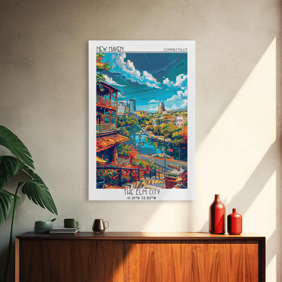 New Braunfels Travel Poster, Canvas Print, City Travel Poster, Travel Wall Art, Gallery Wall Set, Home Office Decor, Wanderlust Gift