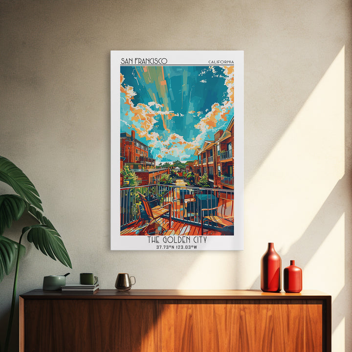 Sandy Springs Travel Poster, Canvas Print, City Travel Poster, Vintage City Poster, Fine Art Print, City Illustration, Landscape Art