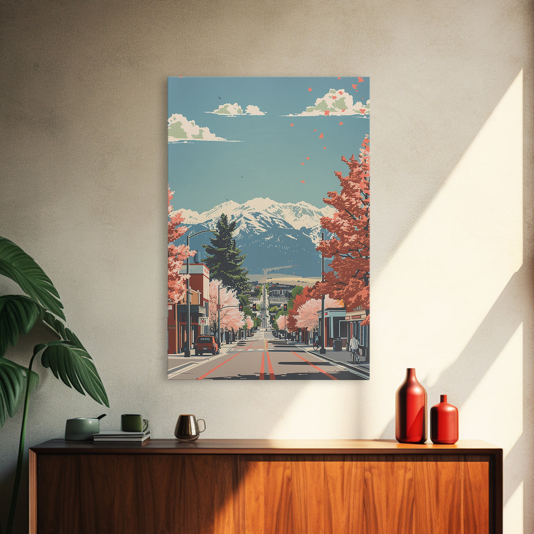 Arvada Travel Poster, Canvas Print, Poster Print, Travel Wall Art, Wanderlust Gift, Travel Art Print, Retro Travel Poster, Art Print