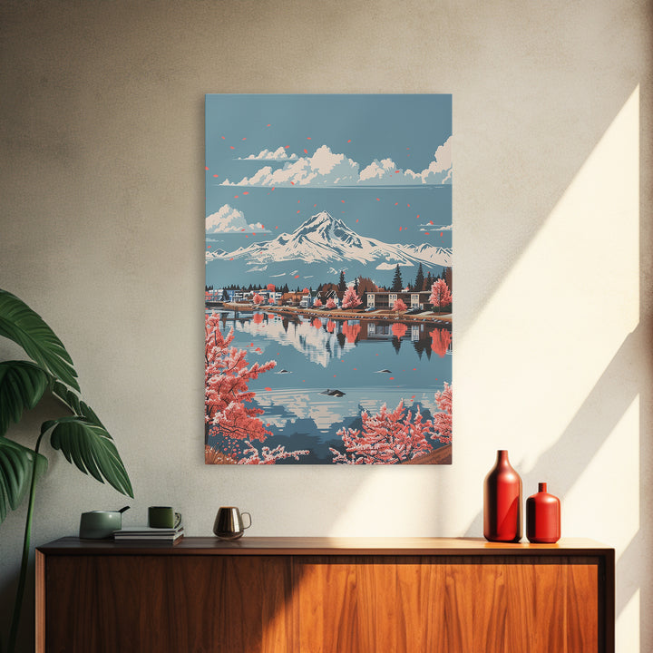 Bend Travel Poster, Framed Canvas Print, Travel Wall Art, City Wall Art, Vintage Posters, Vintage Travel, Travel Art Print, Wall Art