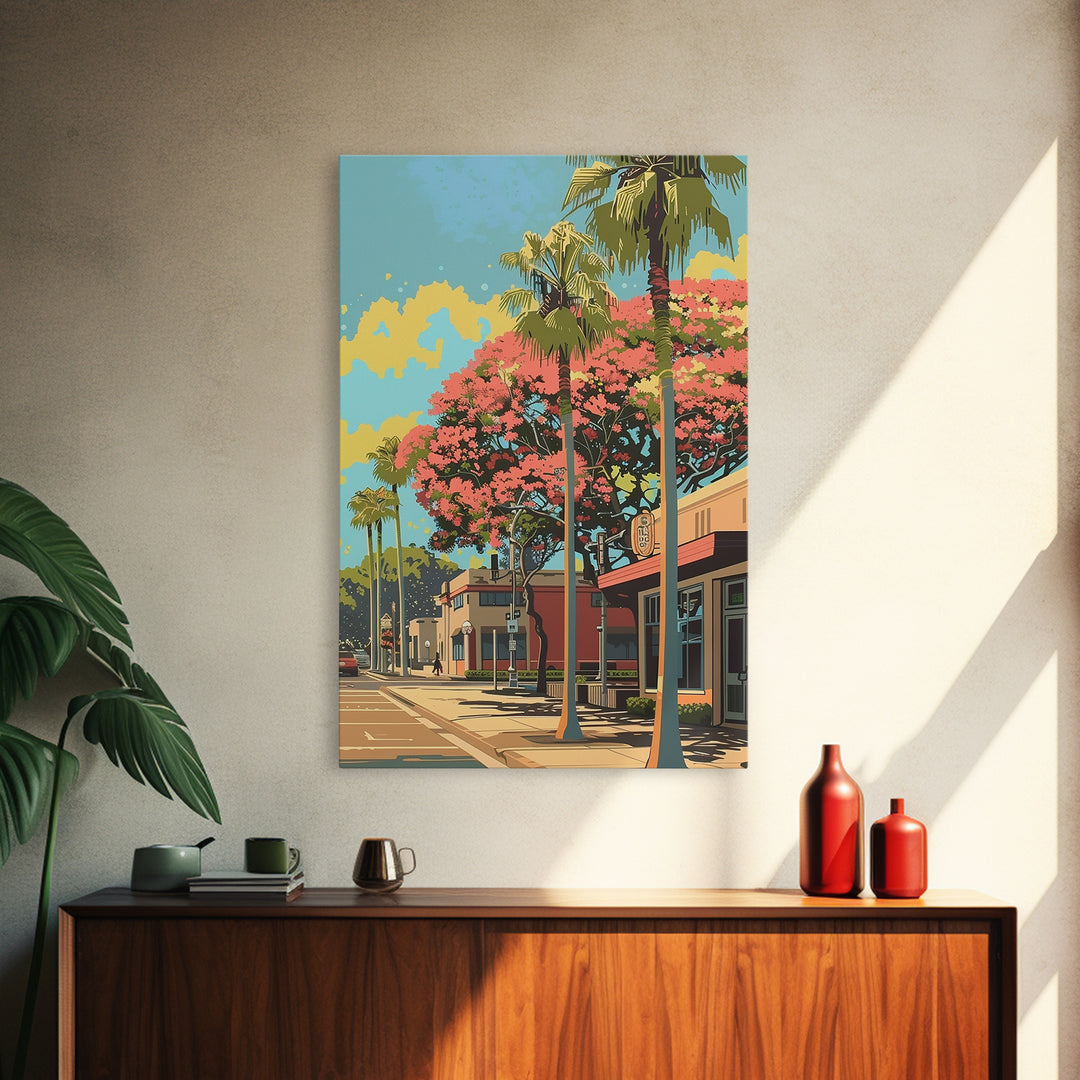 Chula Vista Travel Poster, Canvas Print, Travel Prints, Landscape Art, Wall Art, Minimalist Poster, City Travel Poster, Travel Decor