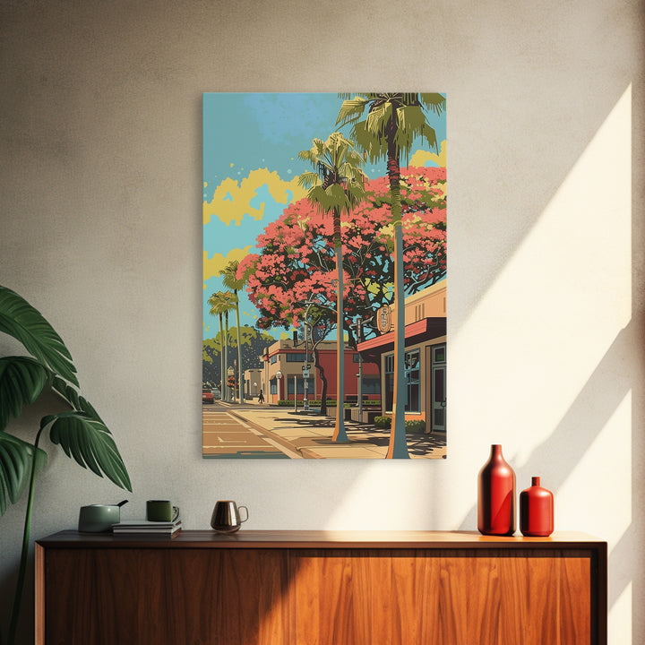 Chula Vista Travel Poster, Canvas Print, Travel Prints, Landscape Art, Wall Art, Minimalist Poster, City Travel Poster, Travel Decor