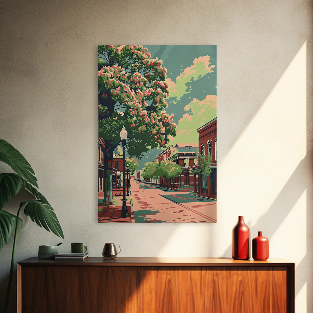 Columbia Travel Poster, Canvas Print, Travel Art Print, Modern Wall Decor, Retro Travel Poster, Minimalist Poster, Home Office Decor