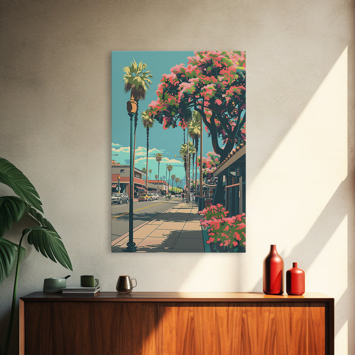 Garden Grove Travel Poster, Framed Canvas Print, City Travel Poster, Travel Wall Decor, Poster Art, Modern Wall Decor, Travel Prints
