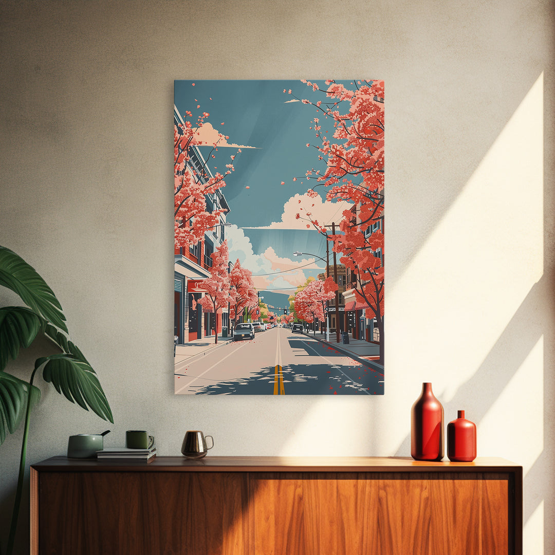 Greeley Travel Poster, Canvas Print, City Travel Poster, Travel Wall Art, Travel Art Print, Fine Art Print, Travel Print, Home Decor