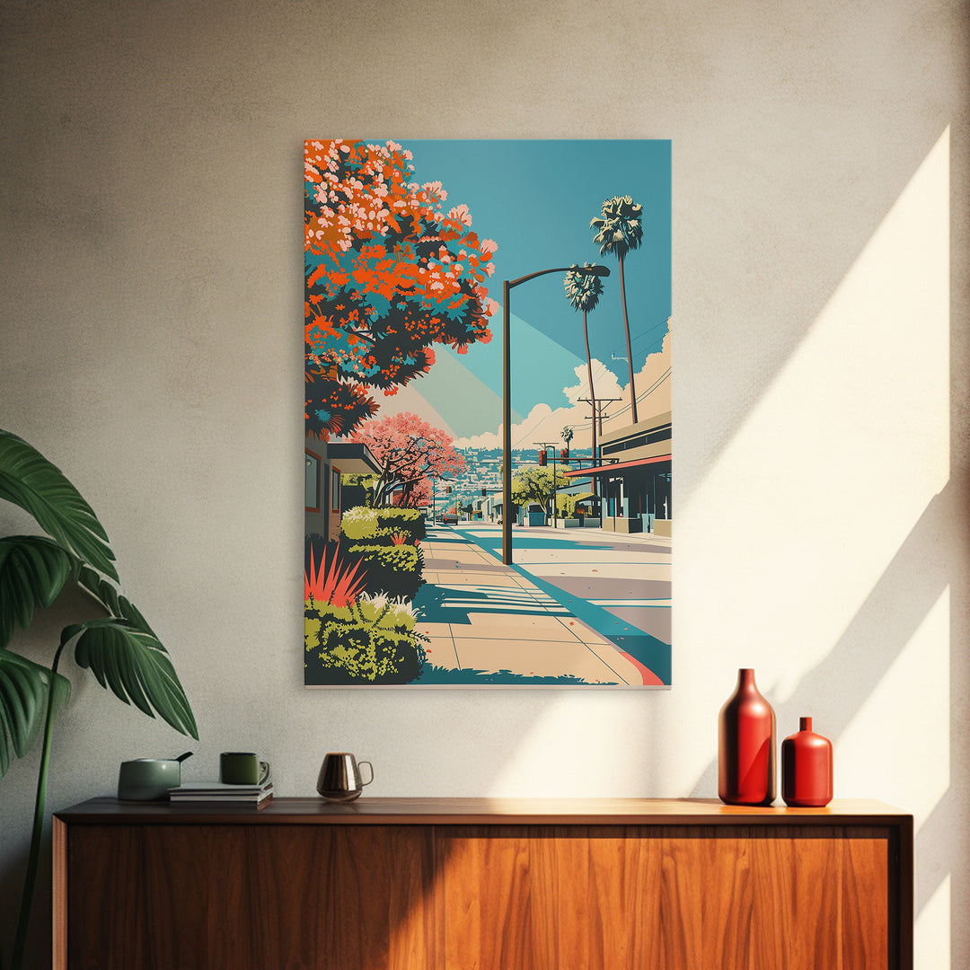 Hayward Travel Poster, Canvas Print, Retro Travel Poster, City Wall Art, Home Decor, Gallery Wall Set, Landscape Art, City Art Print