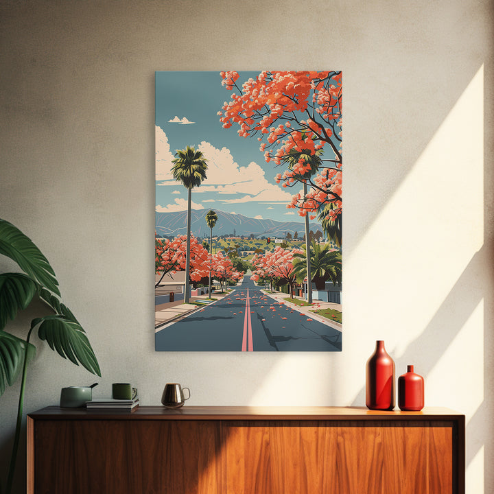 Jurupa Valley Travel Poster, Canvas Print, City Travel Poster, Vintage City Poster, Retro Wall Art, Gallery Wall Set, Vintage Poster