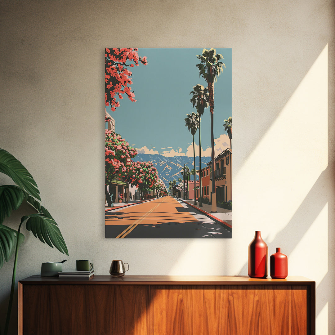 Lancaster Travel Poster, Canvas Print, Retro Wall Art, Travel Print, City Travel Poster, Poster Art, Vintage Travel, Vintage Posters