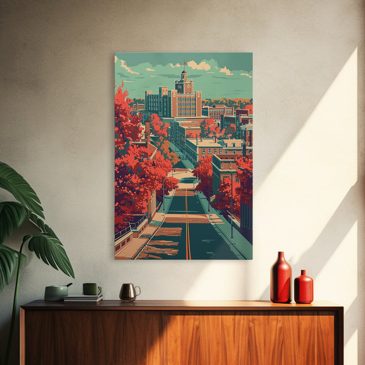 Lexington Travel Poster, Canvas Print, Poster Print, Travel Wall Art, Travel Decor, Modern Wall Decor, City Art Print, Travel Prints