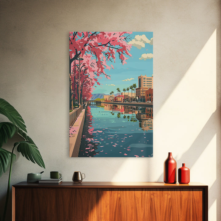 Mesa Travel Poster, Canvas Print, Travel Prints, Landscape Art, Home Decor, Travel Art Print, Gallery Wall Set, Living Room Wall Art