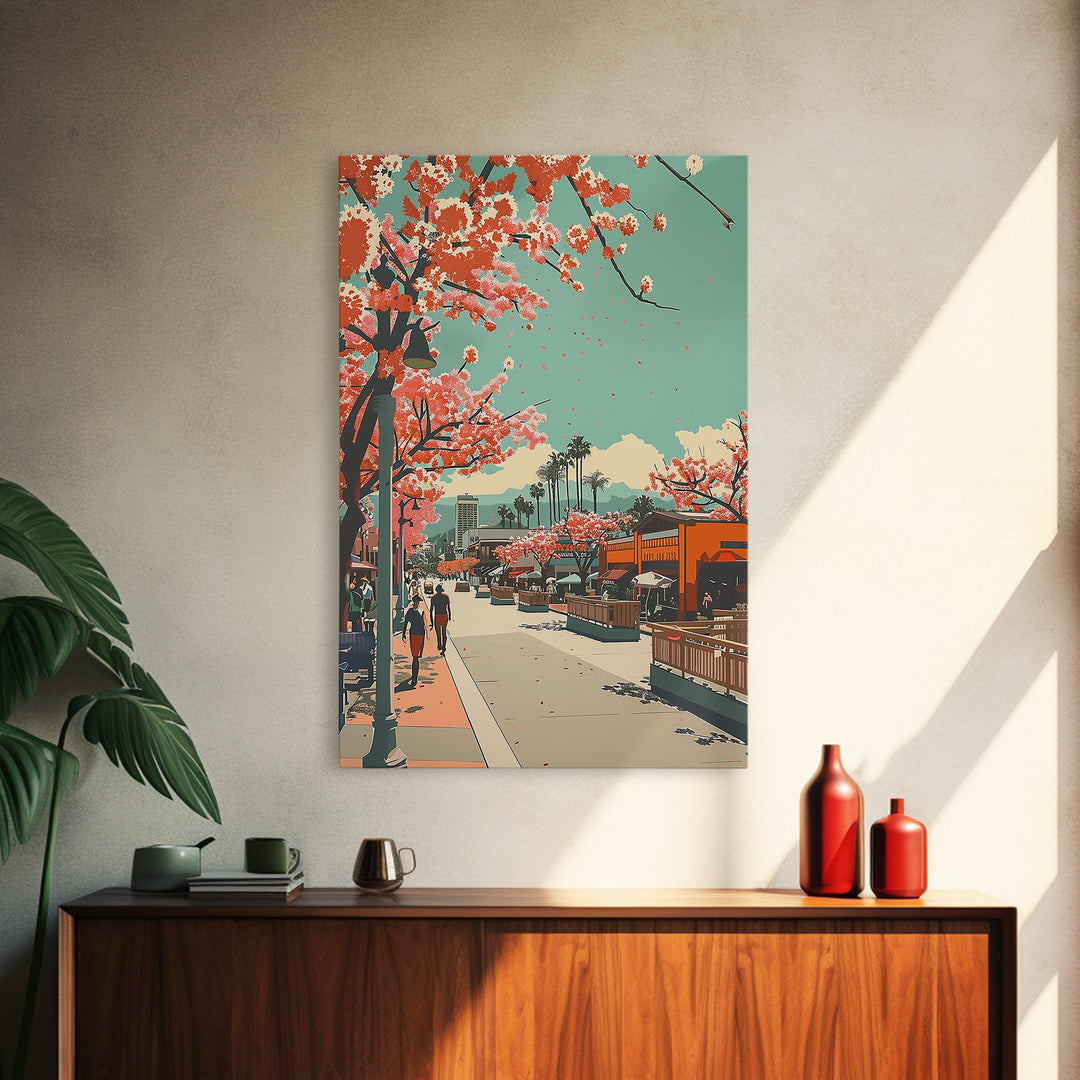 Moreno Valley Travel Poster, Canvas Print, Vintage Travel Print, City Wall Art, City Travel Poster, Travel Posters, Travel Art Print