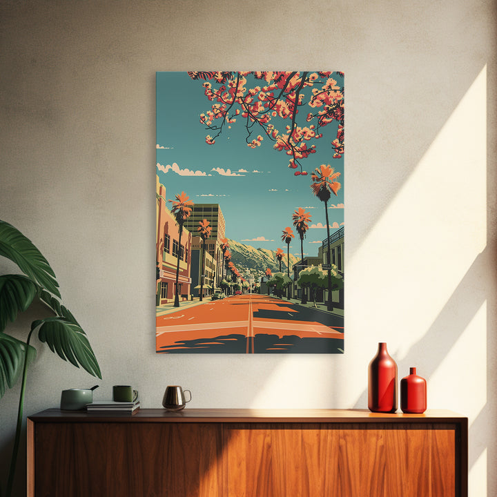 Palmdale Travel Poster, Canvas Print, City Travel Poster, Travel Wall Art, Poster Art, Home Decor, Wanderlust Gift, Gallery Wall Set