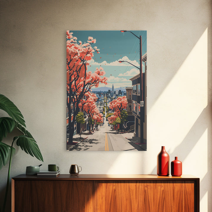 San Mateo Travel Poster, Canvas Print, City Art Print, Travel Wall Art, Home Decor, Poster Art, Living Room Wall Art, Travel Posters