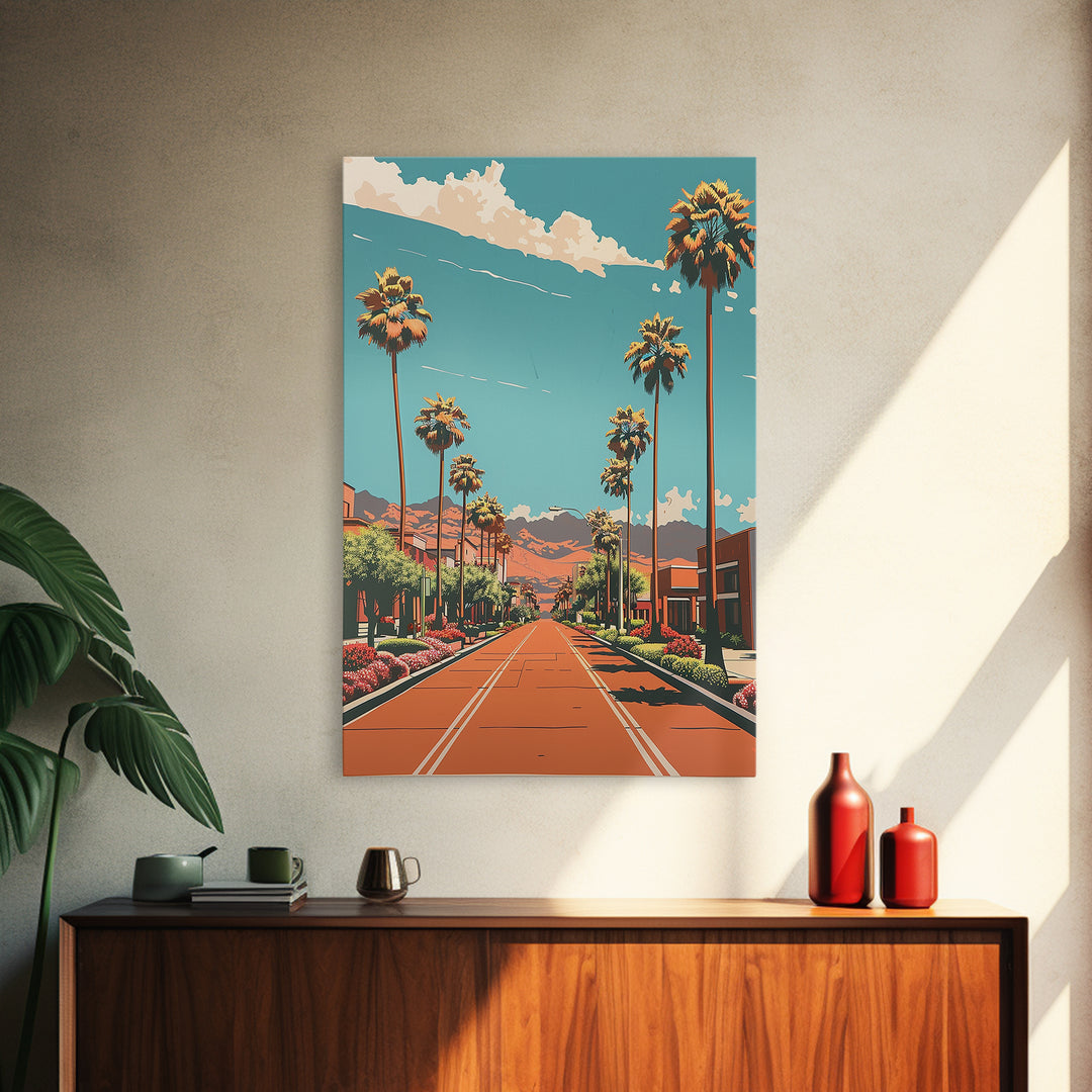 Surprise Travel Poster, Framed Canvas Print, Travel Art Print, Modern Wall Decor, Travel Posters, Colorful Wall Art, Travel Wall Art