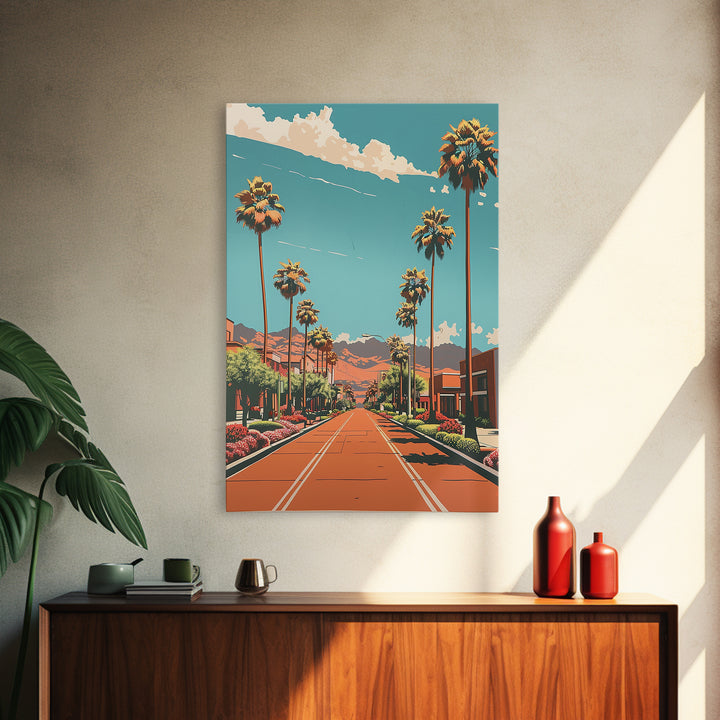 Surprise Travel Poster, Framed Canvas Print, Travel Art Print, Modern Wall Decor, Travel Posters, Colorful Wall Art, Travel Wall Art