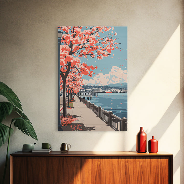 Vallejo Travel Poster, Canvas Print, Travel Wall Art, City Wall Art, Poster Print, Mid Century Wall Art, Wall Art, Minimalist Poster
