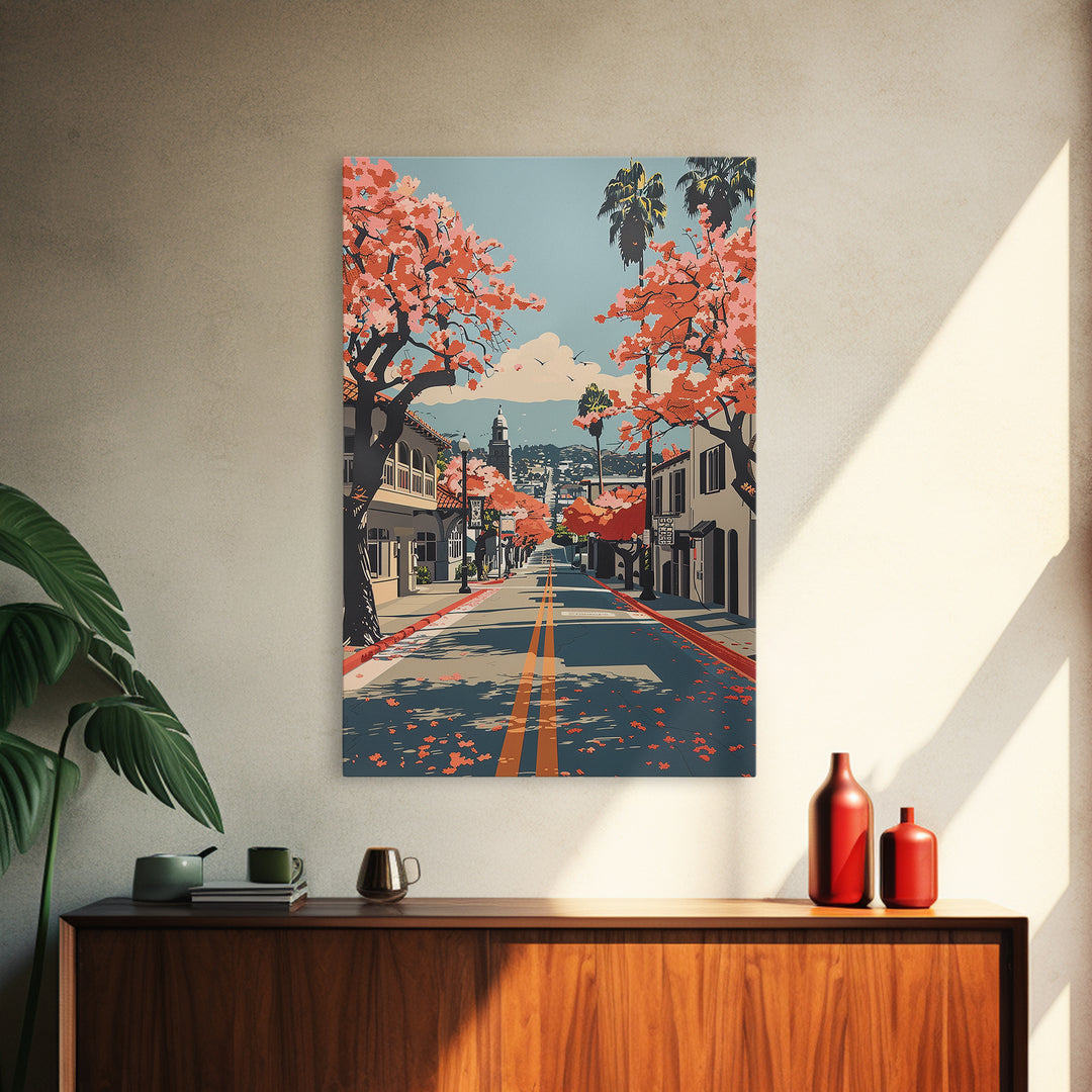 Ventura Travel Poster, Canvas Print, Poster Print, Travel Wall Art, Fine Art Print, Minimalist Poster, Landscape Art, Travel Posters