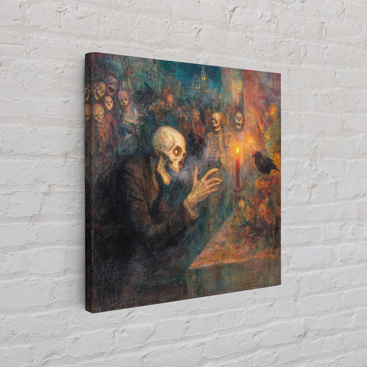 The Dream Eater, Grotesque Carnival Art, Square Wall Art, Dark Halloween Decor, Canvas Print, Halloween Wall Art, Collectible Wall Decor