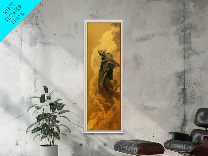 The Dream Eater, Surreal Apocalyptic Art, Tall Narrow Wall Art, Gothic Horror Wall Art, Canvas Print, Halloween Wall Art
