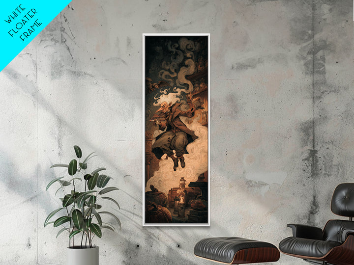 The Goblin Candy Shop, Gothic Nightmare Art, Tall Narrow Wall Art, Macabre Wall Art, Canvas Print, Halloween Wall Art, Halloween Decor