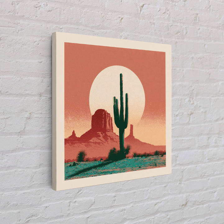 Minimal Beige Sun Canvas Print, Desert Art, Luxury Decor, Southwestern Decor, Fine Art, Desert, Wall Art Prints, DES-1x1-94