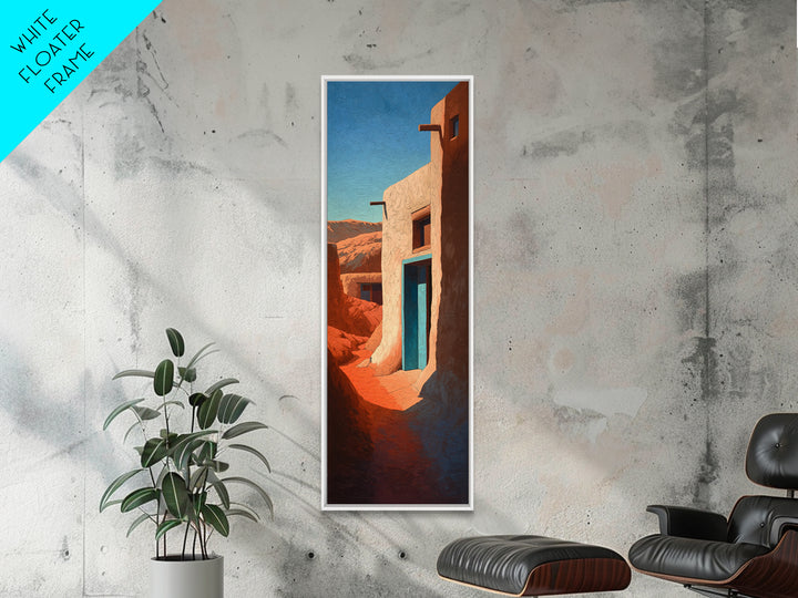 Moroccan Desert Tent Framed Canvas Print, Desert Art, Nature Wall Art, Southwestern Decor, Fine Art, Desert, Home Decor, DES-1x3-47