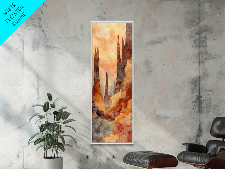 Palm Oasis Reflected Canvas Print, Desert Art, Luxury Decor, Southwestern Decor, Fine Art, Desert, Wall Art Prints, DES-1x3-51